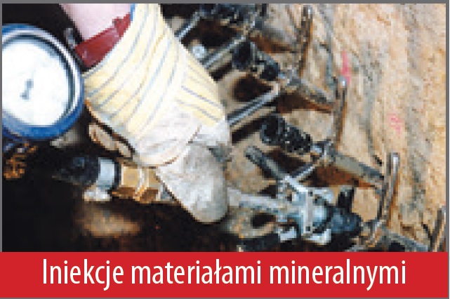 Iniekcje materiałami mineralnymi