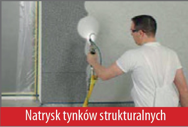 Natrysk tynków strukturalnych