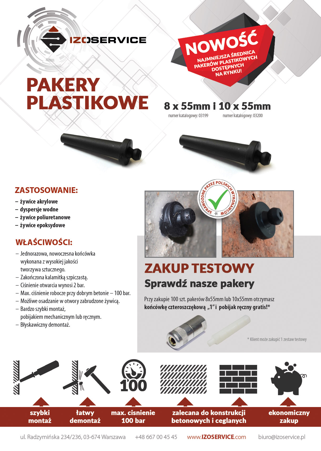 Pakery plastikowe