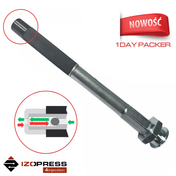 Izopress paker stalowy jednodniowy 10/120 mm  z kalamitka płaską