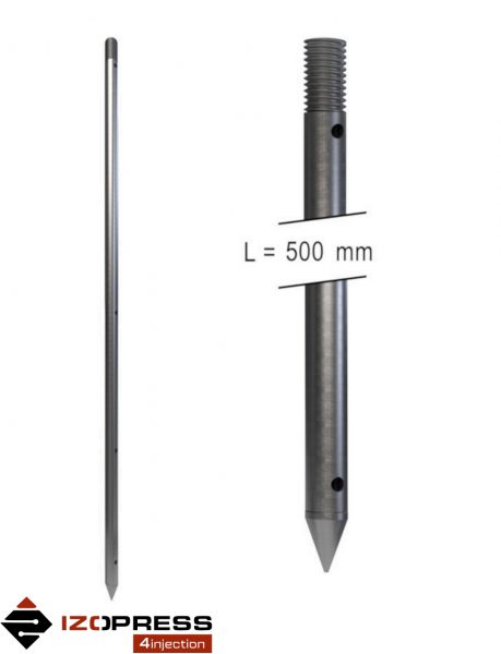 Lanca iniekcyjna 14″ 500 mm z grotem i otworami IZOPRESS Profi