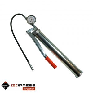 IZOPRESS MINI - ręczna, tłokowa pompka do iniekcji z manometrem 1l, wężyk 50 cm